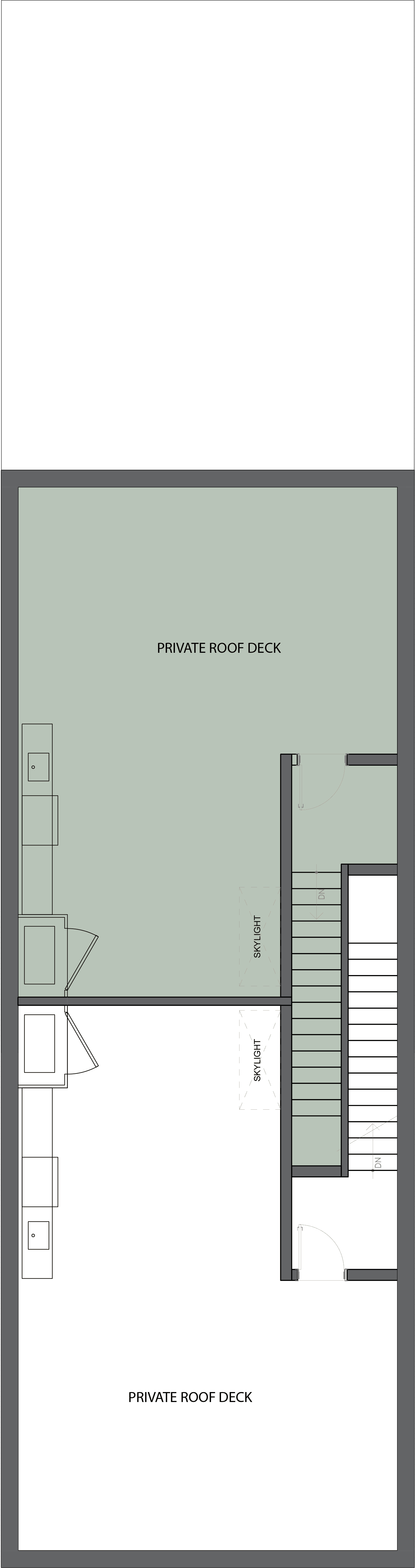 THE MILANO — Unit 4 — Roof